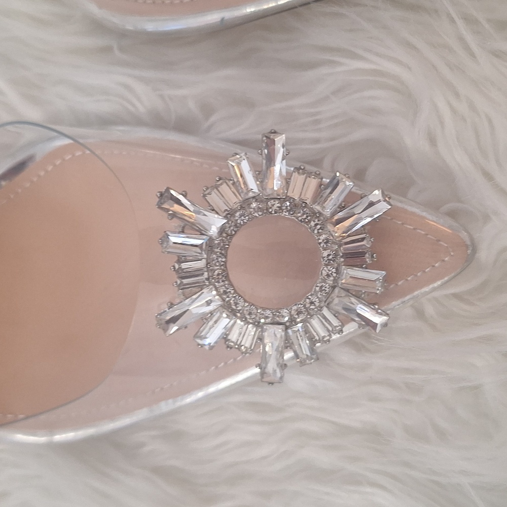Wetkiss clear Jewel front heels - Picture 2 of 11